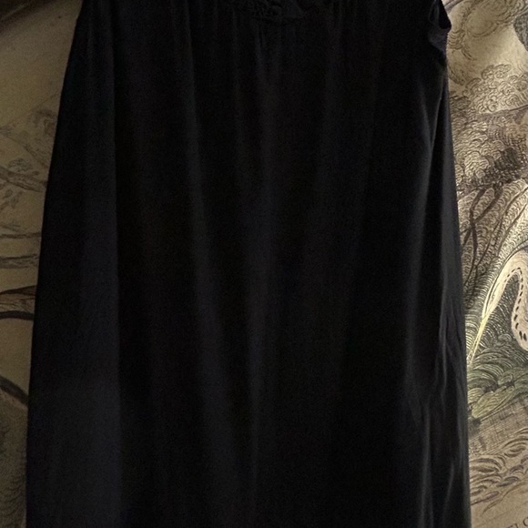 Johnny Was 4 Love & Liberty Black Silk & Lace Dress SZ Small - Picture 9 of 10